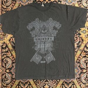 Vtg Chiodos Men’s Black Graphic Band T‑Shirt